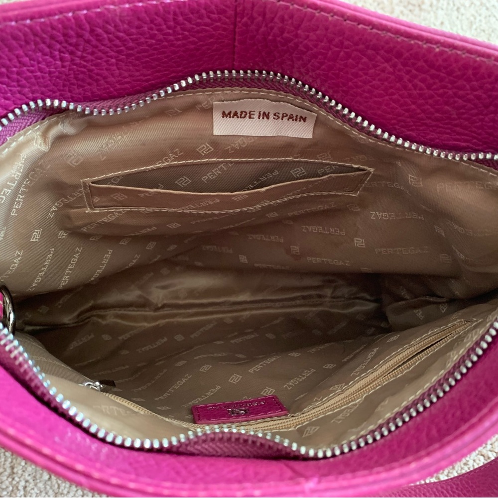 Pertegaz Vintage Leather Crossbody Bag - Made in Spain - Picture 9 of 16